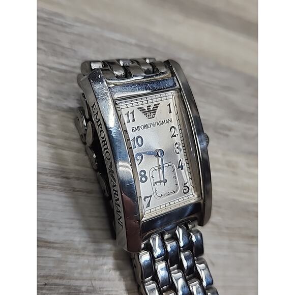 EMPORIA ARMANI, LADIES WATCH AR1070, SUB SECOND DIAL, QUARTZ, STAINLESS STEEL main image 4